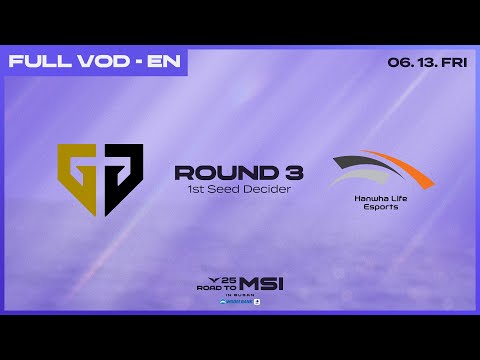 GEN vs HLE | Round 3 | 2025 LCK Road to MSI
