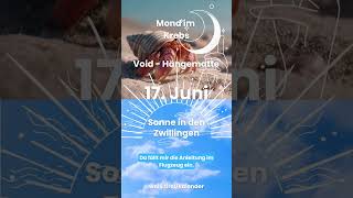 17. Juni 2026  #mondzeichen