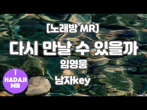 [하다지노래방] 임영웅 – 다시 만날 수 있을까 MR (Db 남자key) / 하다지MR