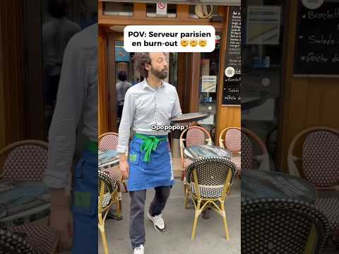Challengé par un champion 😝#serveur #resto #terrasse #burnout #humour #sketch #pourtoi