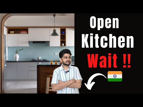 Open Kitchen INDIA me Smell & Mess Free Kaise Banaye? 3 BIG Problems Solved!”