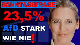 💥 AfD stark wie nie zuvor 💥 - UNION stürzt ab! AfD auf dem Weg zur stärksten Kraft in Deutschland!