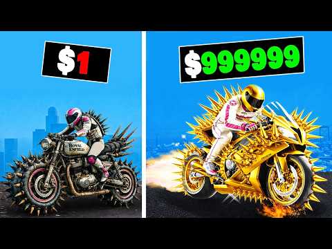 $1 to $1,000,000,000 SPIKE BIKE in GTA 5!