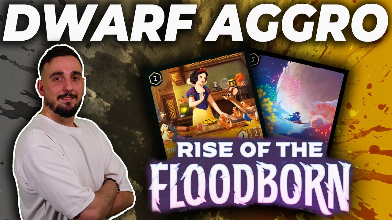 CE DECK LORCANA PEUT FAIRE N'IMPORTE QUOI ! AMBER/STEEL BLANCHE NEIGE ET LES 7 NAINS !