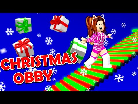Easy Christmas Obby With The LONGEST STAIRCASE EVER!! (Roblox)