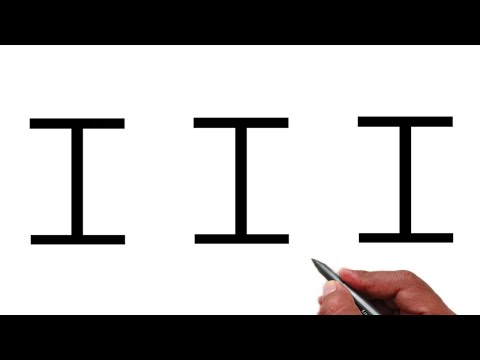How to draw beautiful drawing from letter I | Design Drawing with letter | Easy design drawing