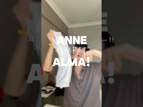 Anne kıyafet alma.