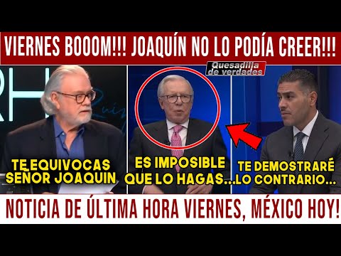 VIERNES BOOOM! JOAQUÍN QUERÍA APAGARLE EL MICRÓFONO! NI SUS COLEGAS LE DAN RAZÓN! HARFUCH ARRAZA HOY