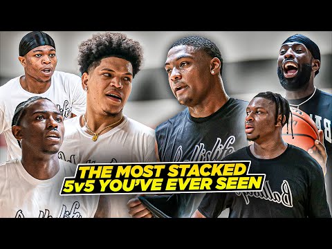The Most STACKED 5v5 Game YouTube Has EVER SEEN... Nas, Rob, Nitty, Skoob, Ty, Zae & MORE