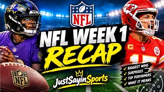 NFL Week 1 Recap- Grading My Predictions. Where I was Right and Where I was Wrong. 🏈🔥