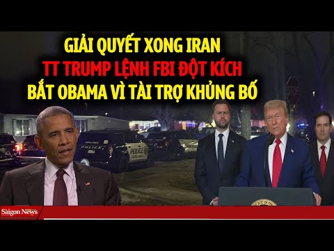 FBI NHẬN MẬT LỆNH TT TRUMP CÒNG TAY OBAMA ÁP TẢI VỀ BỘ TƯ PHÁP TRA HỎI 150TỶ $ TÀI TRỢ KHỦNG BỐ IRAN