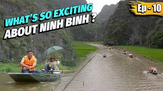 Ep 10 - Ninh Binh day tour, Vietnam | Mua Cave | Tam Coc Boating review, Egg coffee, French Quarter
