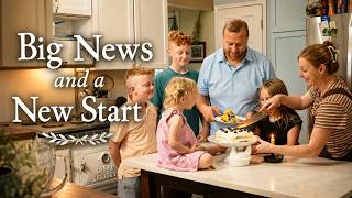 Back to School in Our 100-Year-Old Farmhouse | Batch Cooking, Haircuts & Our Baby Gender Reveal