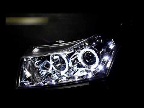 Фары Шевроле Круз ангельские глазки