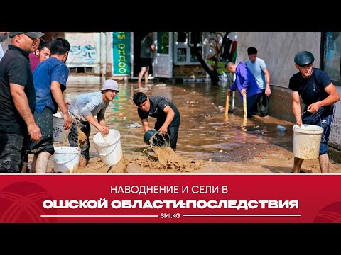 Наводнение и сели в Ошской области: последствия