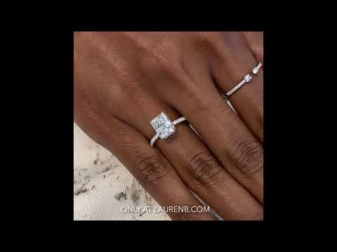 2 carat Radiant Cut Diamond Signature Wrap Ring