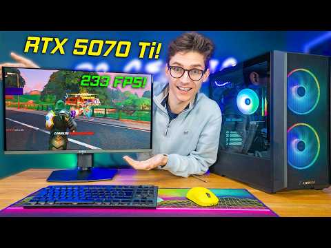 The MIGHTY RTX 5070 Ti Gaming PC Build 2025! 😍 Ryzen 9700X w/ Gameplay Benchmarks