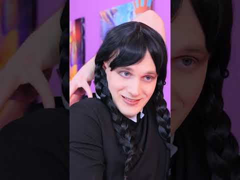 Lots of Different Wednesday Addams! #shorts #transformation #wednesdayaddams #Wednesday