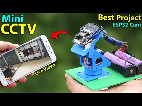 I Built Dual Axis Mini CCTV Camera using ESP32 Cam | IOT Based Science Project