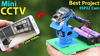 I Built Dual Axis Mini CCTV Camera using ESP32 Cam | IOT Based Science Project