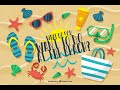 Beach Activities and Vocabulary Assessment