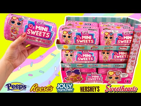 NEW! LOL Surprise Mini Sweets Full Case Unboxing! Candy Brands LOL Dolls
