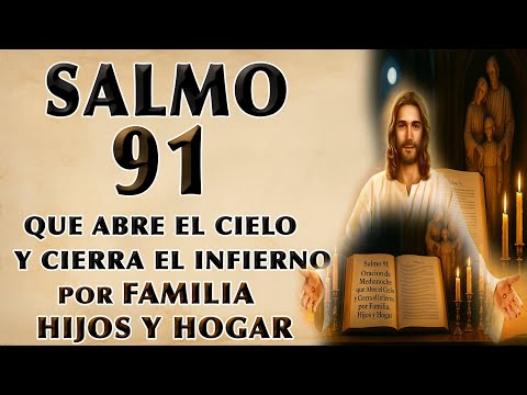 SALMO 91 ORACIÓN DE MEDIANOCHE QUE ABRE EL CIELO Y CIERRA EL INFIERNO POR FAMILIA, HIJOS Y HOGAR