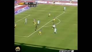 Lazio vs Parma 21/9/2003,  what a preference by Sébastien Frey