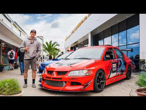 I Snuck the Tokyo Drift Evo into LA's Most Exclusive Cars & Coffee...
