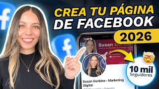 COMO CREAR UNA PAGINA DE FACEBOOK 2026 🚀