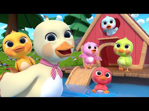 Five Little Ducklings | Learn Colors and Numbers +More Songs For Kids | Newborn Nursery Rhymes