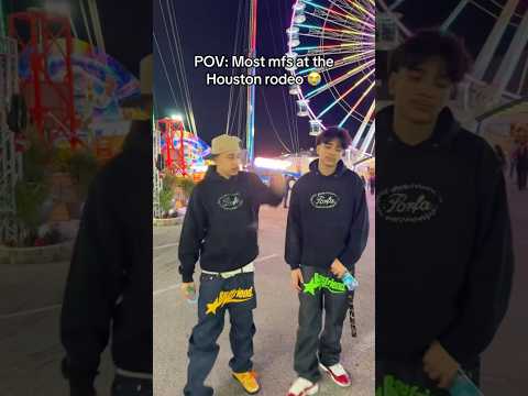 How Dudes Be Tryna Act Hard at the Houston Rodeo ๐ญ #arad #santea #tiktok #houston #rodeo #skit