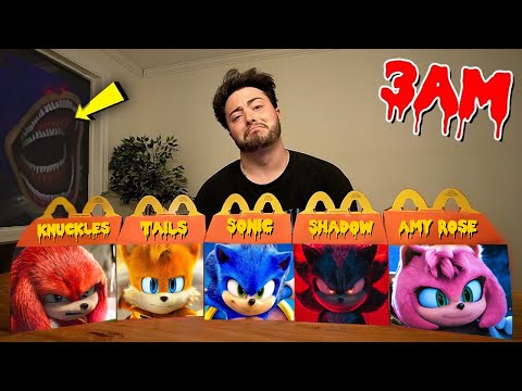 DO NOT ORDER ALL SONIC 3 HAPPY MEALS AT 3 AM!! (I GOT ATTACKED)