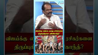 ரஜினி பற்றி பேசி பெரிய ஆளாக பார்க்கிறார் விஜய்! #shorts