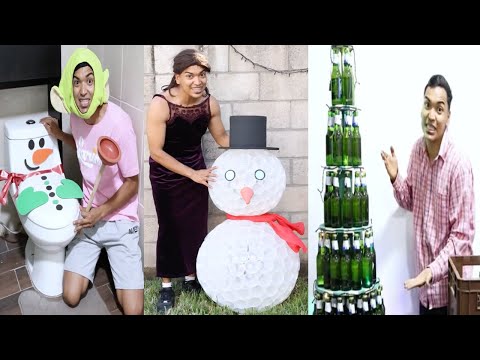 LAS LOCAS DECORACIONES NAVIDEÑAS DE LARIN | NUEVAS COMEDIAS DE LARIN Y SUS AMIGOS TIKTOK #2024