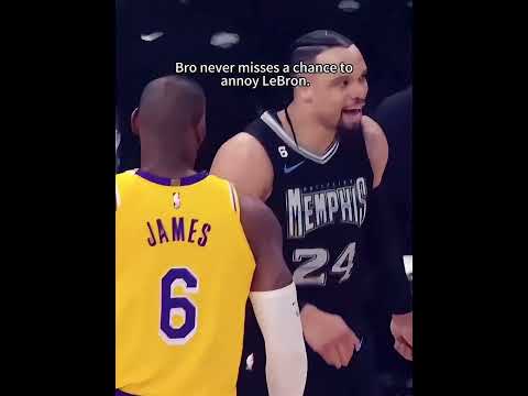 Bro successfully provoked LeBron.😭😭#NBA #basketball #lebron #shorts