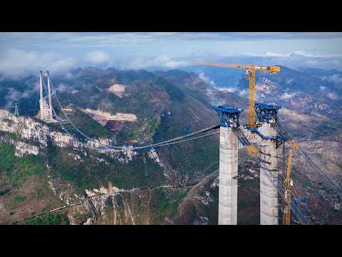 China construye el puente más alto del mundo