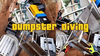 Dumpster diving for over $2000. Who threw this out??