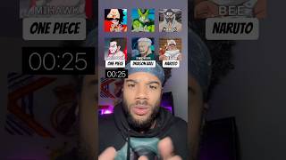 2 ONE PIECE CHARACTERS IN 60 SECONDS… 😦⏱️ #shorts #anime #onepiece #dragonball #naruto