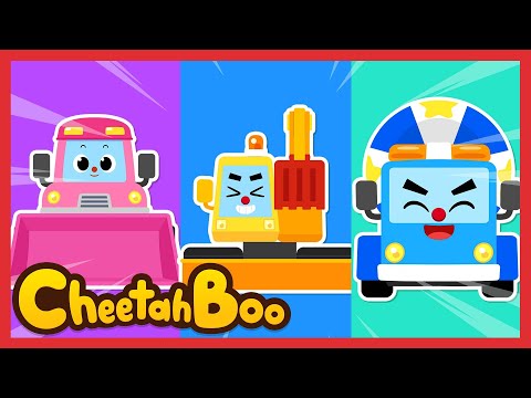 We Are Heavy Equipments | Vehicle songs | Nursery rhymes & Kids Song | #Cheetahboo