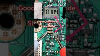 Good Zener Diode VS Failed SMD Diode #shorts #motherboardrepair