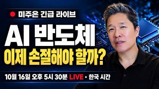 [미주은 긴급 라이브] AI 반도체 투자, 진짜 끝났을까? / 미주은의 앞으로 매매 전략은?