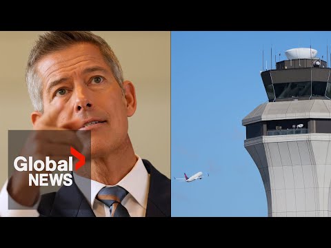 YouTube video thumbnail: "Mass Chaos": Parts of US Airspace may Close if Government Shutdown Drags on, Official Says