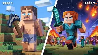 10 YouTubers Overleven Fases Op Skyblock