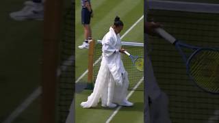 Naomi Osaka went full Anime mode at Wimbledon 😭 #Wimbledon2026 #samurai #tennis🎾 #dress