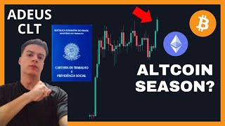 SAINDO DA CLT COM CRIPTO - Ethereum ganhando força, Altcoins vão Subir? #7