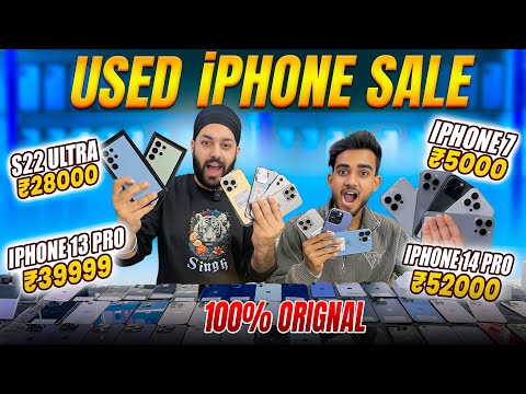 Biggest iPhone Sale Ever 🔥| Cheapest iPhone Market  | Second Hand Mobile | iPhone15 Pro iPhone 16