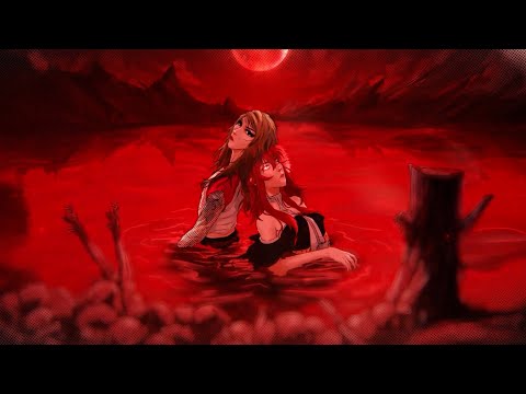 asteria & 6arelyhuman - BLOODBATH (Official Lyric Video)