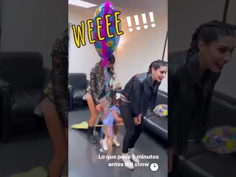 Lo que pasa 5 minutos antes del show 🤣🤣🤣🤣