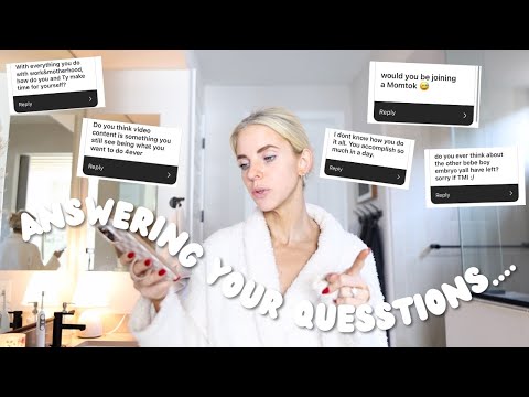 marriage struggles, coping mechanisms, + joining a momtock? - A HONEST Q&A + MY SKIN CARE ROUTINE!